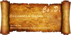 Csizmadia Dalma névjegykártya